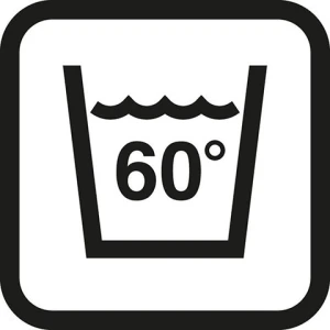 Lavable à 60 °C