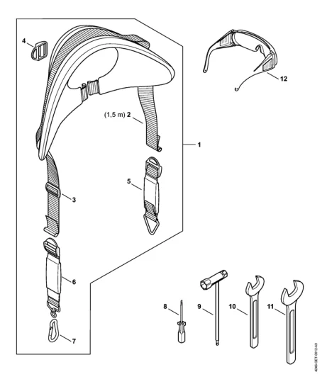 Harnais, Outils, Accessoires optionnels