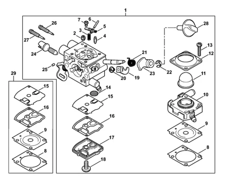 Carburateur VB01/01