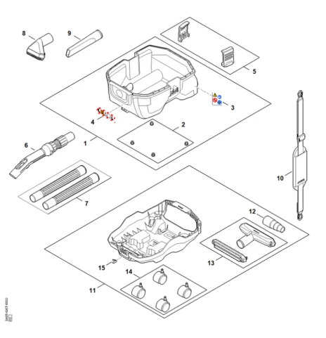 Cuve, Outillage