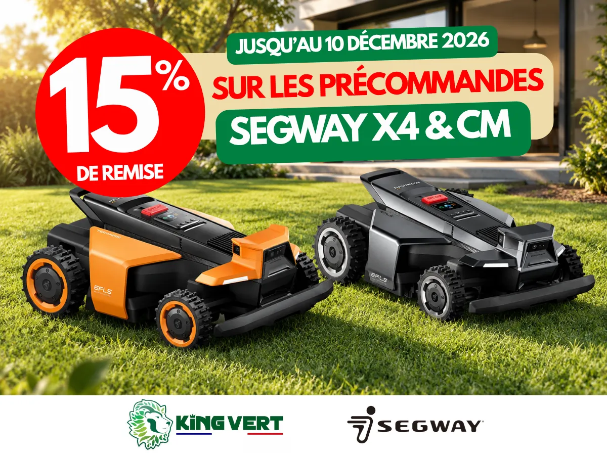 15% de remise sur les précommandes SEGWAY NAVIMOW 2027