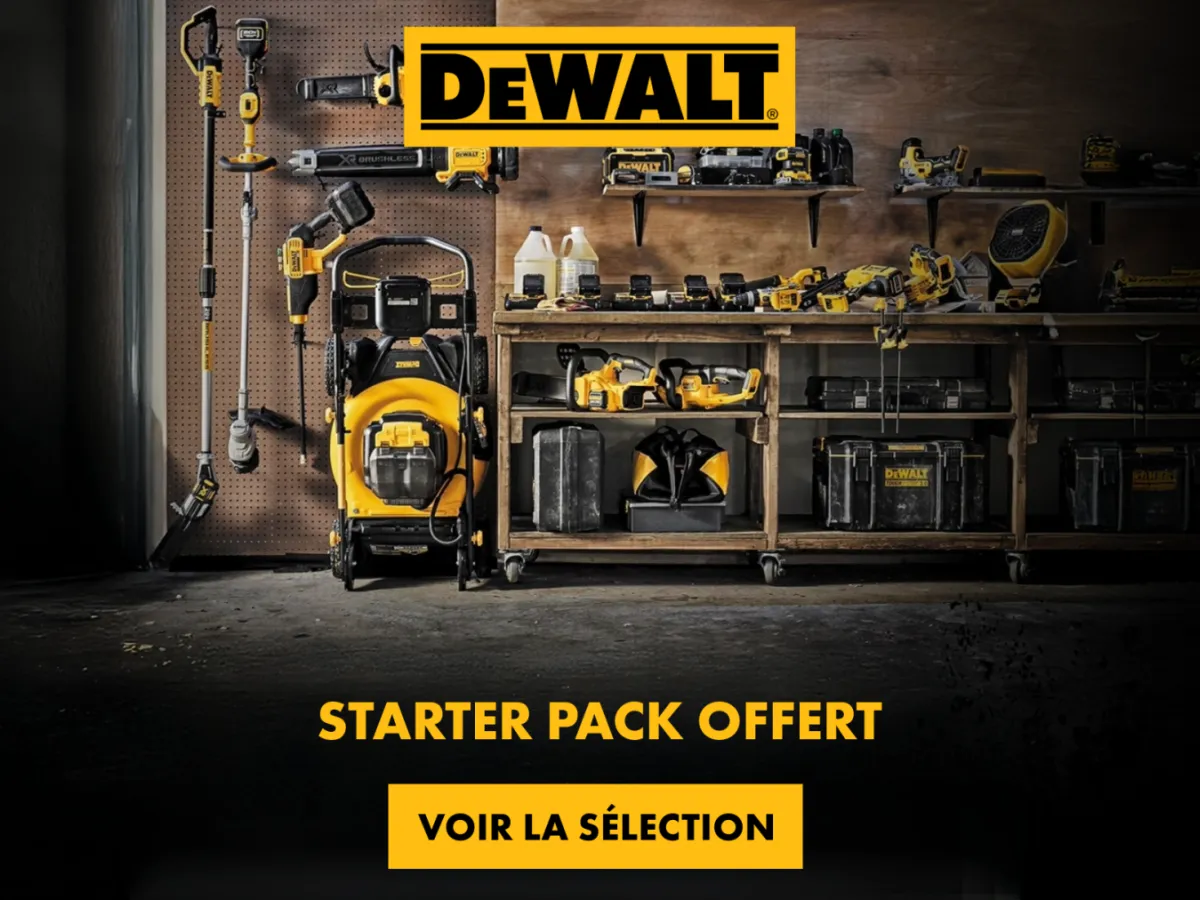 Offre DEWALT - Starter pack offert
