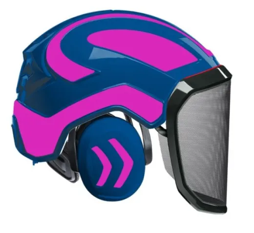 Casque Protos® Integral Forest (Bleu et Rose)