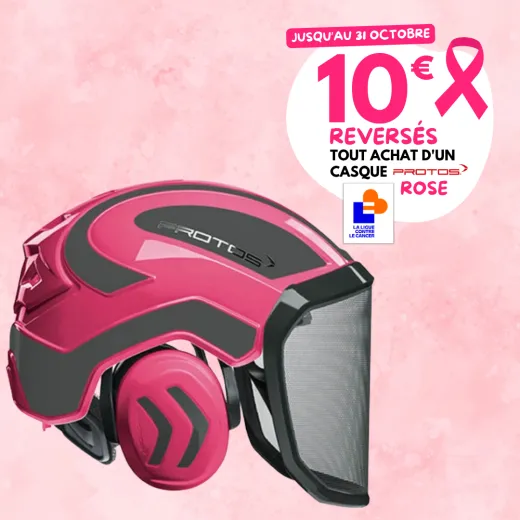 Casque Protos® Integral Forest (Rose et Gris)