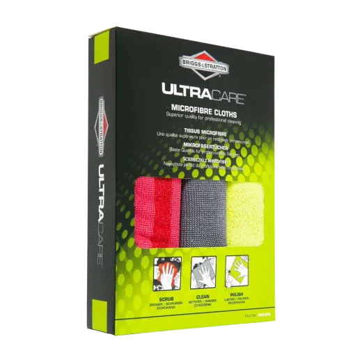 Lot de 3 chiffons en microfibre BRIGGS & STRATTON ULTRACARE