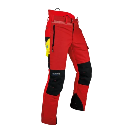 Pantalon anti-coupure PFANNER GLADIATOR VENTILATION - Classe 1 - Type A - Rouge