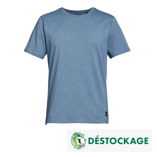 Déstockage - T-Shirt bleu STIHL SUSTAINABLE LOGO - Homme