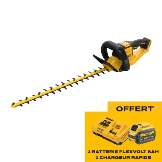 Taille-haies à batterie DEWALT DCMHT573 - Starter pack offert