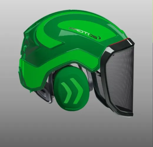 Casque Protos® Integral Forest (Vert et Vert fluo)