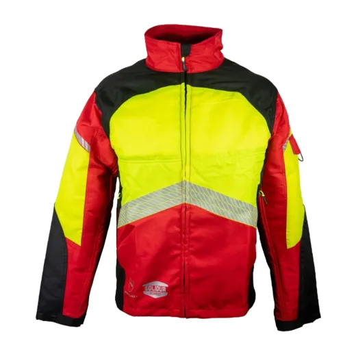 Veste anti-coupure SOLIDUR AUTHENTIC - Classe 1 - Type A - Rouge