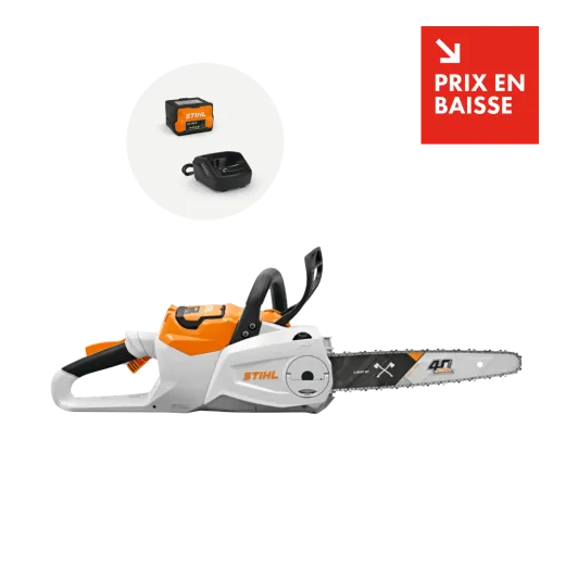 Tronçonneuse à batterie STIHL MSA 80 C-B - Guide 40 ANS TIMBERSPORTS - Pack 1 batterie
