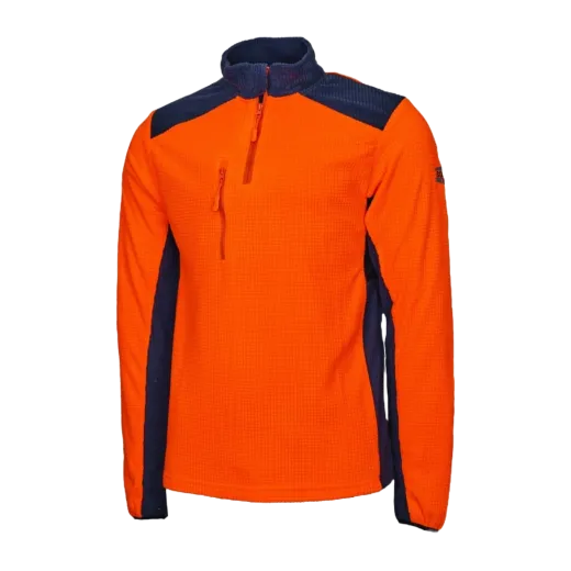 Polaire gaufrée SOLIDUR - Orange