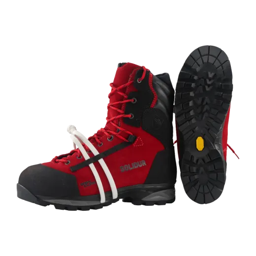 Chaussures de grimpe anti-coupure SOLIDUR TREE CLIMB - Classe 2