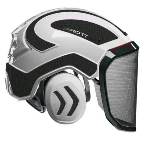 Casque Protos® Integral Forest (Blanc et Gris carbone)
