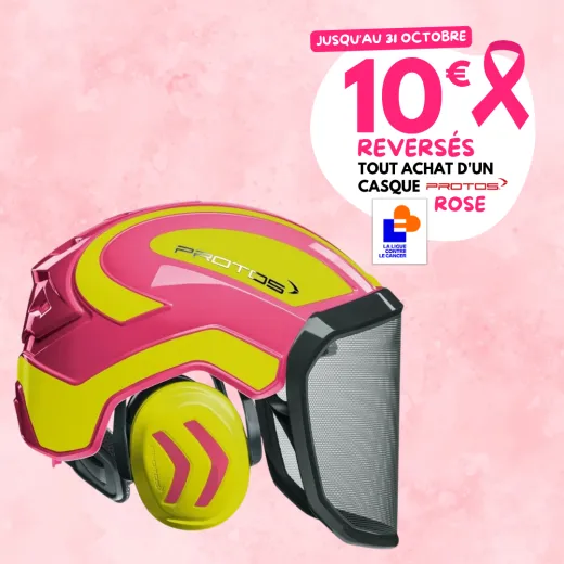 Casque Protos® Integral Forest (Rose et Jaune Néon)