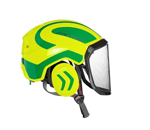 Casque Protos® Integral Arborist (Jaune Fluo et Vert)
