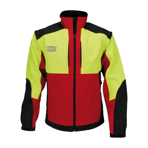 Veste de travail SOLIDUR SOFTSHELL - Rouge
