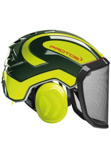 Casque Protos® Integral Forest (Olive et Jaune fluo)