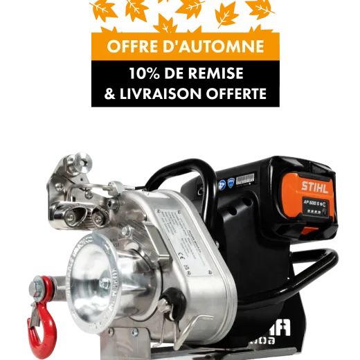Treuil de tirage à batterie PORTABLE WINCH APW6000
