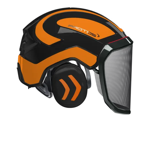 Casque Protos® Integral Forest (Noir et Orange)