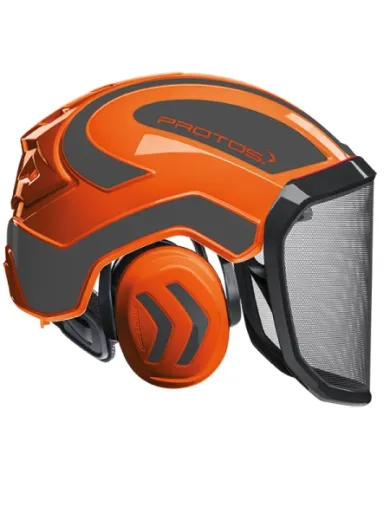 Casque Protos® Integral Forest (Orange et Gris)