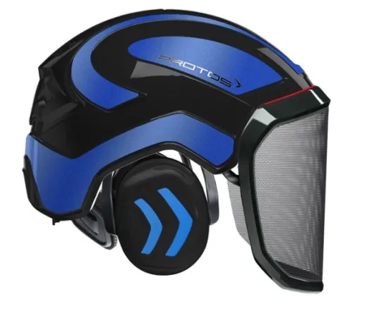 Casque Protos® Integral Forest (Noir et Bleu métal)
