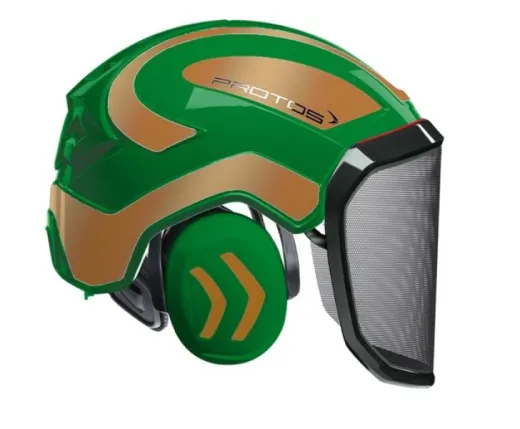 Casque Protos® Integral Forest (Vert et Or)