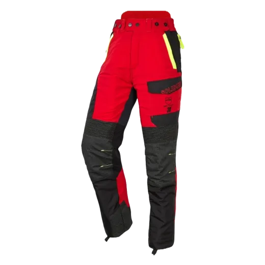 Pantalon anti-coupure SOLIDUR INFINITY - Classe 3 - Type A - Rouge