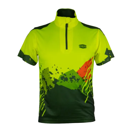 T-Shirt manches courtes anti-UV SOLIDUR UPF40+ - Jaune