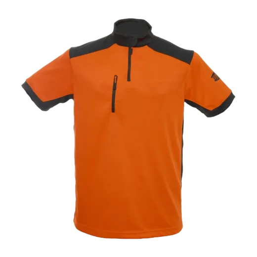 T-Shirt manches courtes anti-UV SOLIDUR UPF50+ - Orange