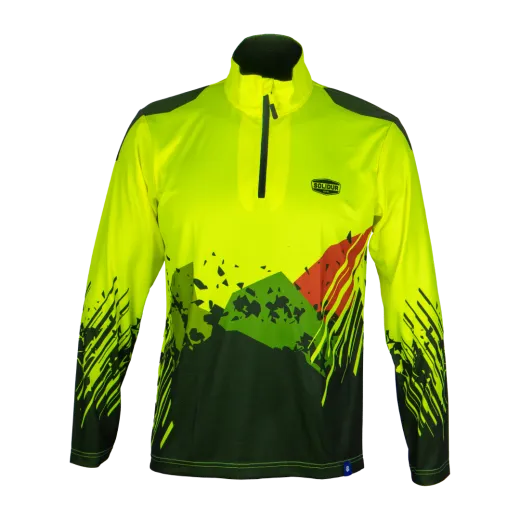 T-Shirt manches longues anti-UV SOLIDUR UPF40+ - Jaune