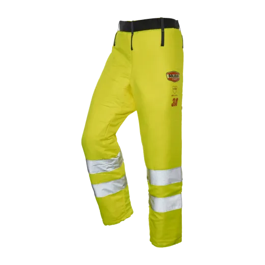 Jambières anti-coupure SOLIDUR GLOW - Classe 3 - Type A - Jaune