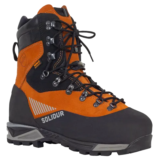 Chaussures anti-coupure SOLIDUR LOGWOOD S3 - Classe 3 - Bombay Brown