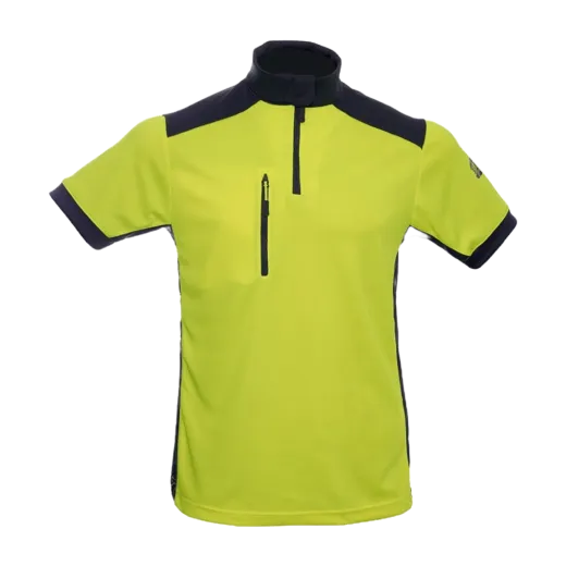 T-Shirt manches courtes anti-UV SOLIDUR UPF50+ - Jaune