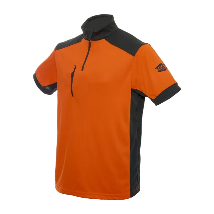 T-Shirt manches courtes anti-UV SOLIDUR UPF50+ - Orange — 2