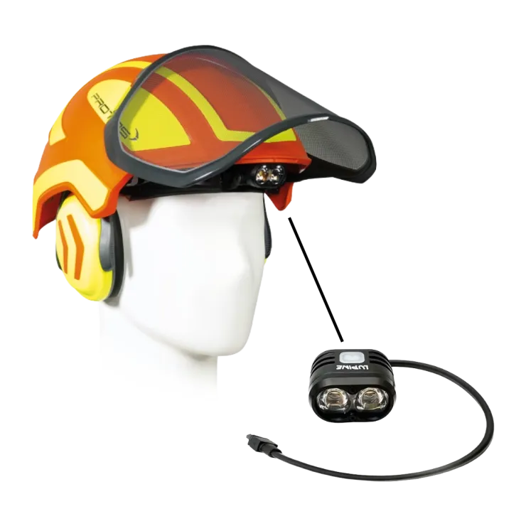 Pack lampe LUPINE PIKO avec support pour casque PROTOS — 1
