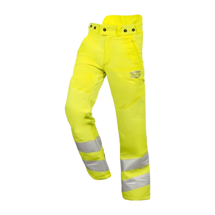 Pantalon de débroussaillage SOLIDUR HV - Jaune — 1