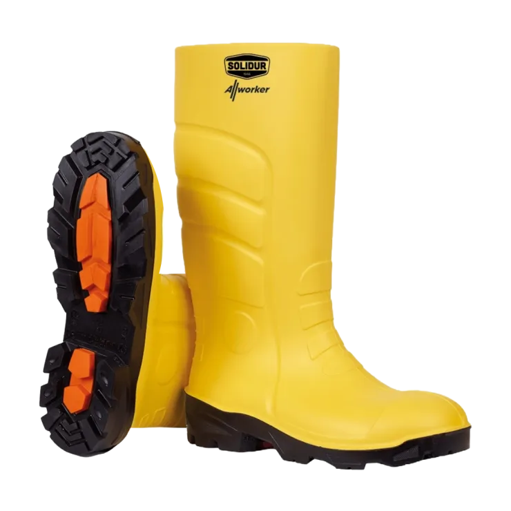 Bottes de sécurité SOLIDUR ALLWORKER S4 - Jaune — 1