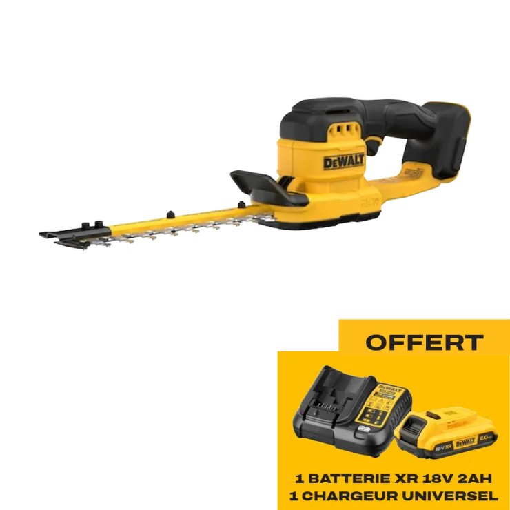 Taille-herbes à batterie DEWALT DCMHT520 - Starter pack offert — 1