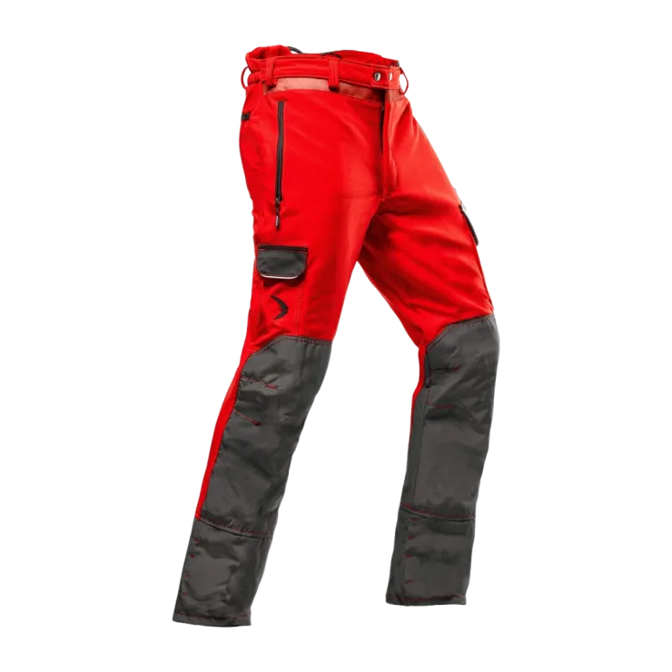 Pantalon anti-coupure PFANNER ARBORIST - Classe 1 - Type A - Rouge — 1