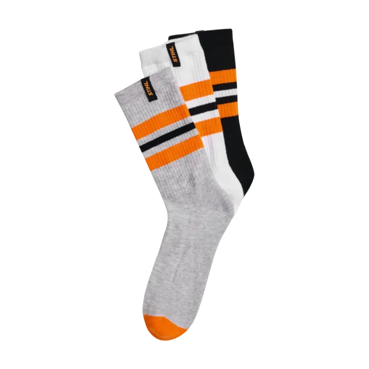 Lot de 3 chaussettes rayées STIHL — 1