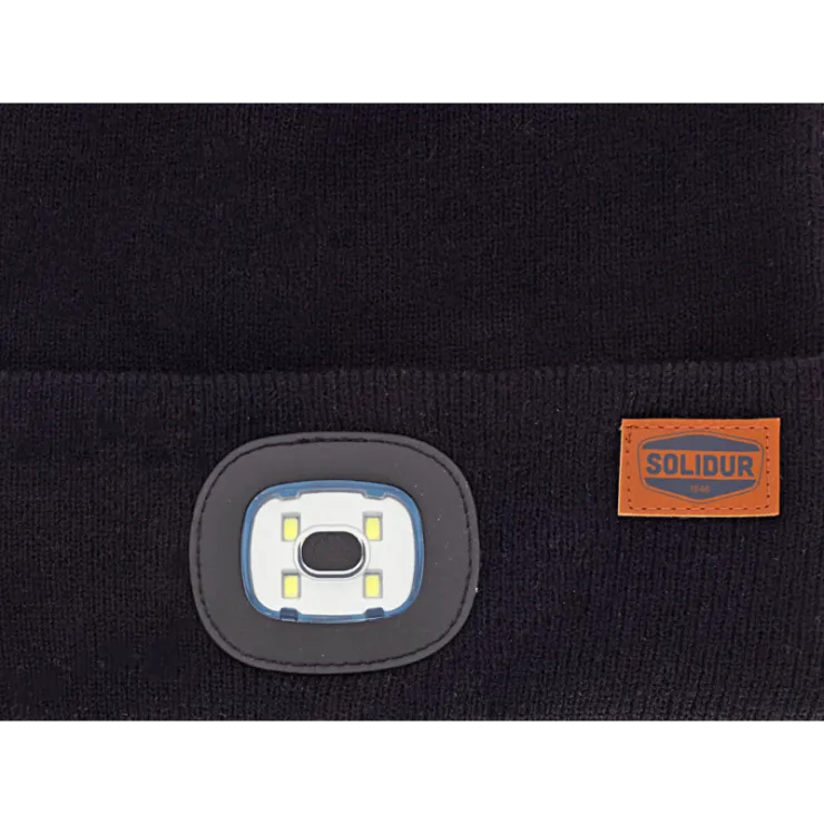 Bonnet avec lampe LED SOLIDUR — 2