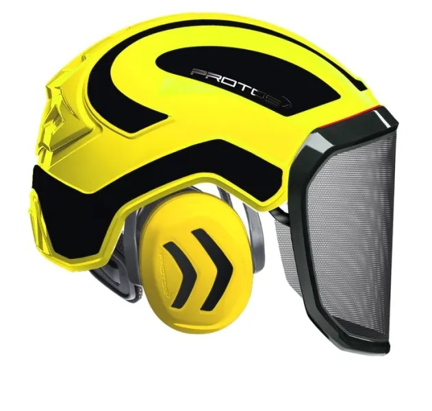 Casque Protos® Integral Forest (Jaune Fluo et Noir) — 1