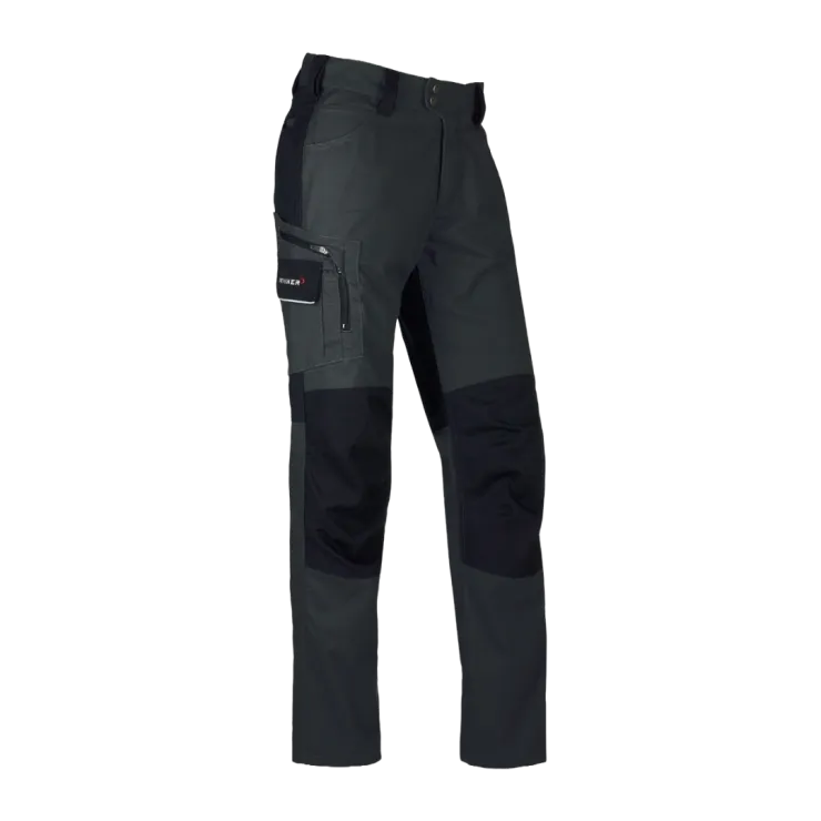 Pantalon de travail PFANNER CANFULL ZIPP2ZIPP - Gris/Noir — 1