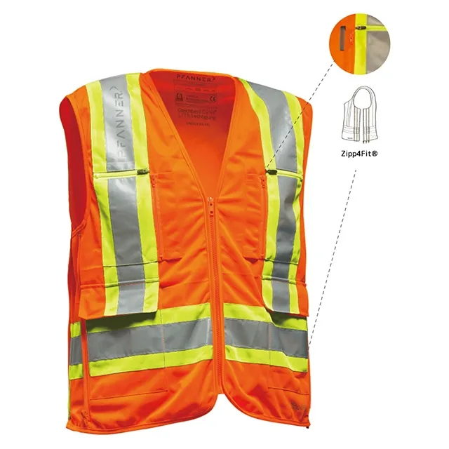 Gilet PFANNER ZIPP4FIT - Orange jaune — 2
