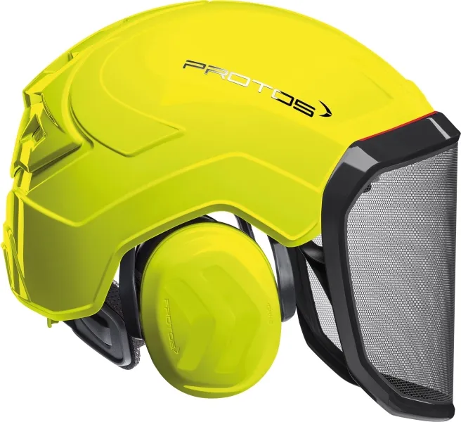 Casque Protos® Integral Forest (Jaune Fluo) — 1