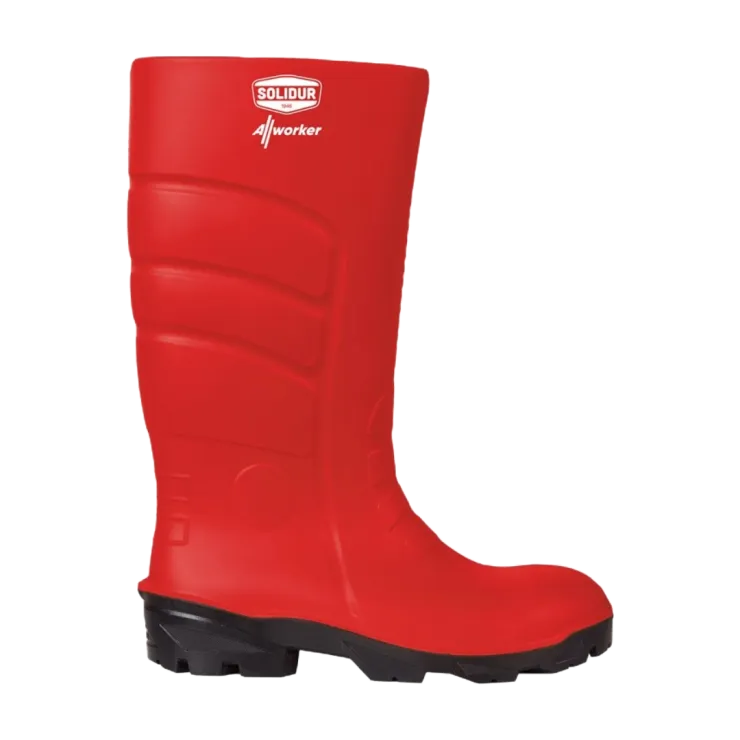Bottes de sécurité SOLIDUR ALLWORKER S4 - Rouge — 3