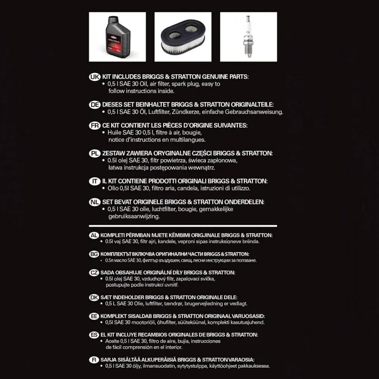 Kit maintenance serie 550E, 575EX, 550EX — 2