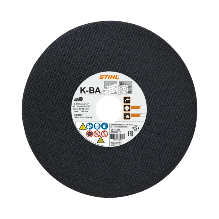 Disque à découper en résine STIHL, pierre (K-BA) — 1