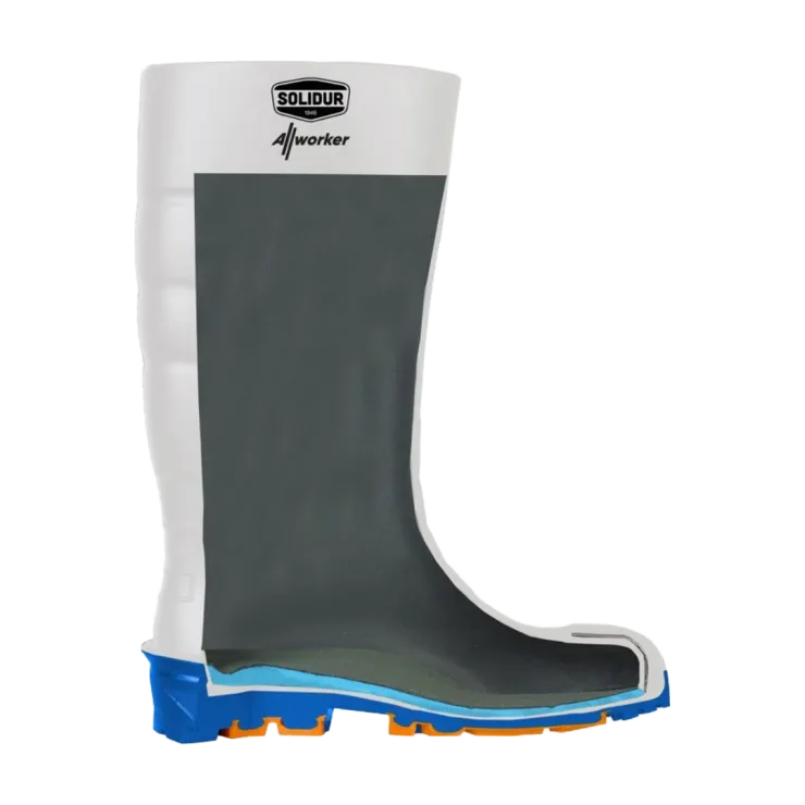 Bottes de sécurité SOLIDUR ALLWORKER S4 - Blanc — 4